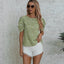 Women's Printed Loose Long Sleeved Tops Women's Tops & T-shirt Unbranded Green S