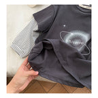 Boys' Cotton Long Sleeve Round Neck T-Shirt (Ages 3-13)