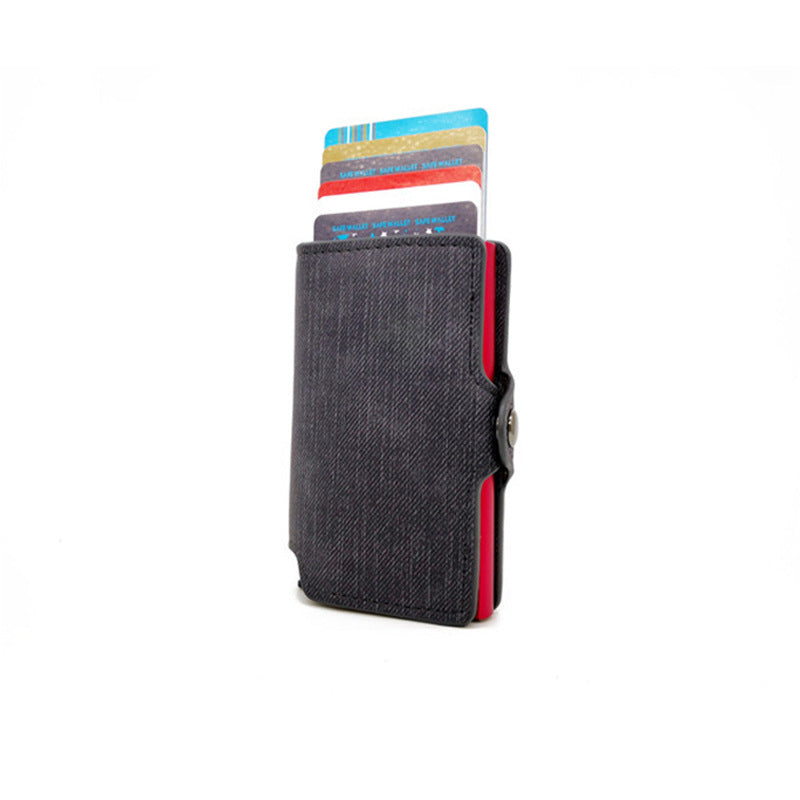 Automatic Pop-Up Aluminum Anti-Theft Card Holder