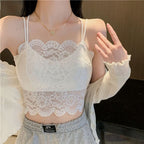 Women's Lace Crop Tops ILLUSION CO