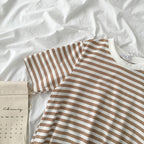 Women's Striped Short Sleeve T Shirt