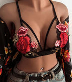 Women's Sexy Embroidered Lace Lingerie Women's Bras Unbranded