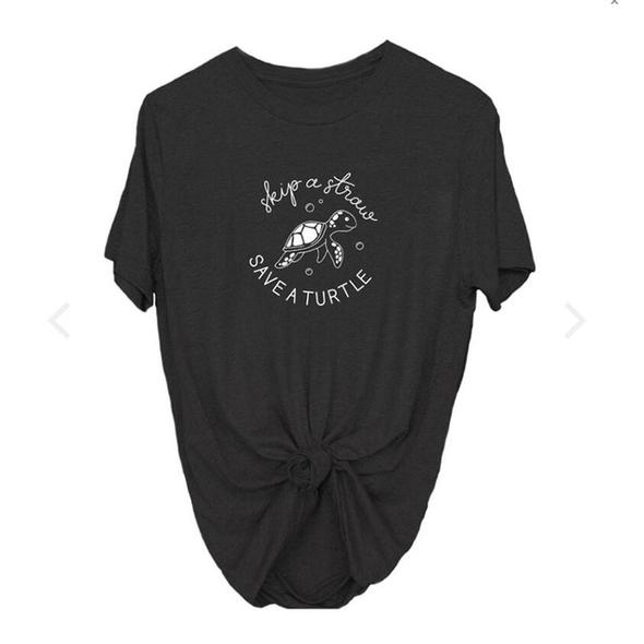 Women's Save a Turtle Graphic T Shirt
