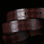 Men's Faux Leather Belt