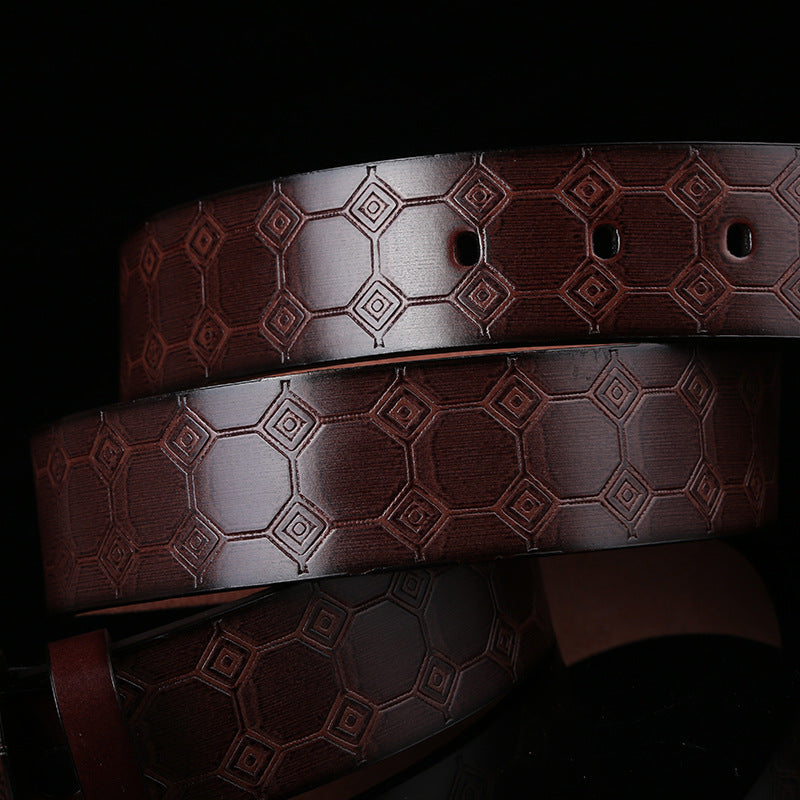 Men's Faux Leather Belt
