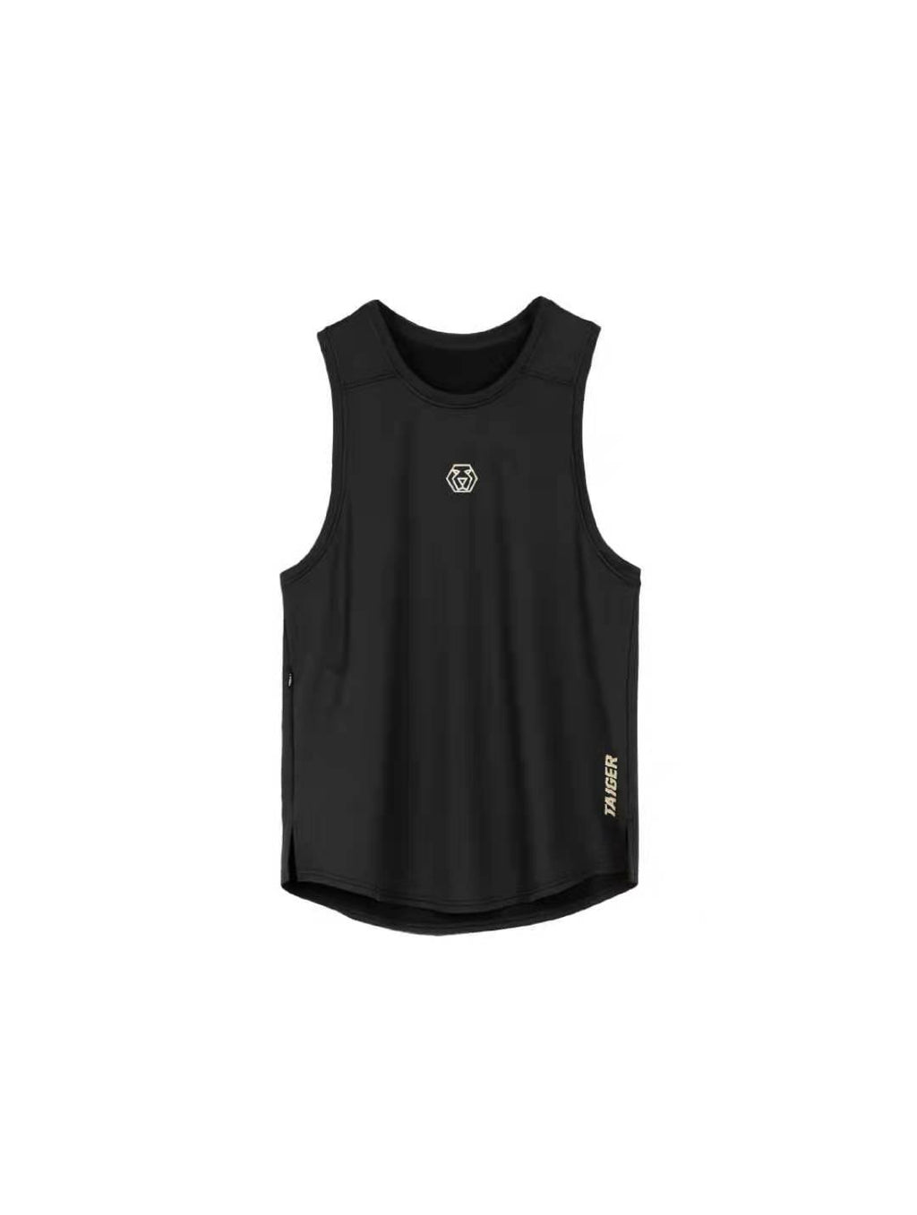 Men's Spring Summer Loose Fitness Tank Top with Zipper