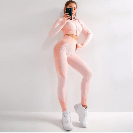 Women's Seamless Yoga Set Fitness Activewear