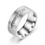 Men's Matte Carved Diamond Ring