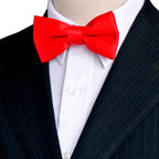 Men's Solid Color Silk Bow Tie
