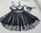 Women's Lingerie Nightdress With Adjustable Straps & Temptation Women's Lingerie Unbranded
