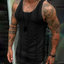 Men's Breathable Polyester Fiber Tank Top for Gym Training