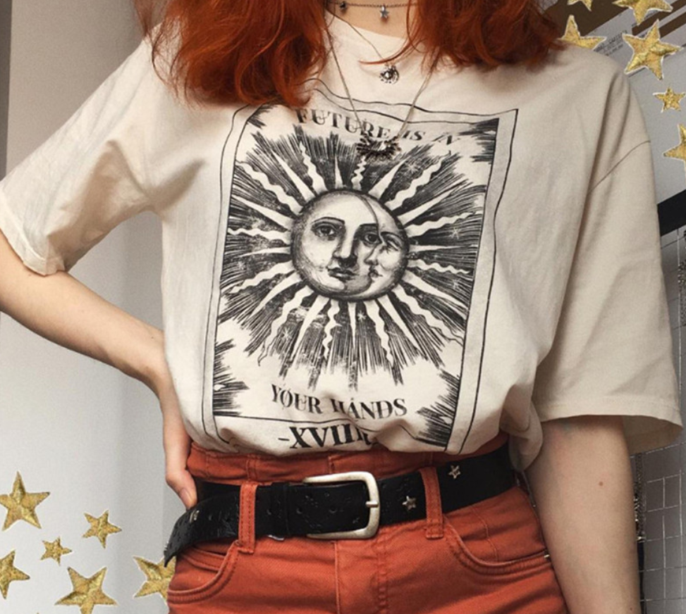 Women's Printed Short Sleeve T Shirt