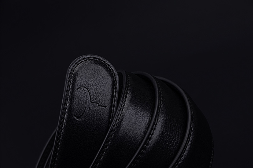 Men's Genuine Leather Automatic Buckle Belt