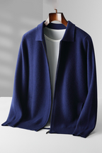 Men's Wool Knit Cardigan ILLUSION CO