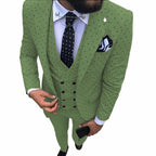 Men's Three-Piece Suit Set for Business and Weddings