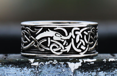 Men's Vintage Stainless Steel Ring