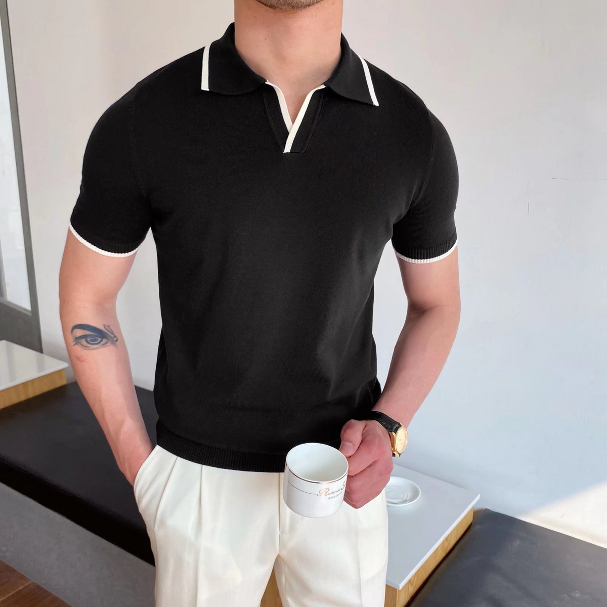 Men's Casual Polo Shirt Men's Polo Unbranded Main image