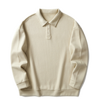 Men's Japanese Style Fall Winter Polo Shirt with Collar