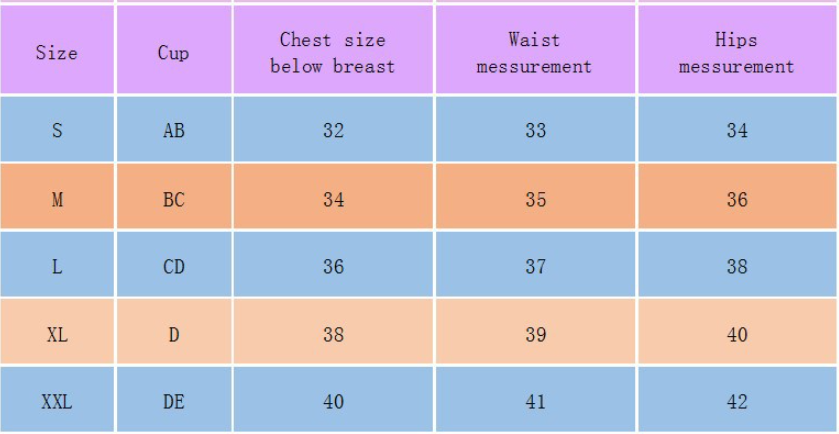Women's Solid Color Push Up Bikini Set