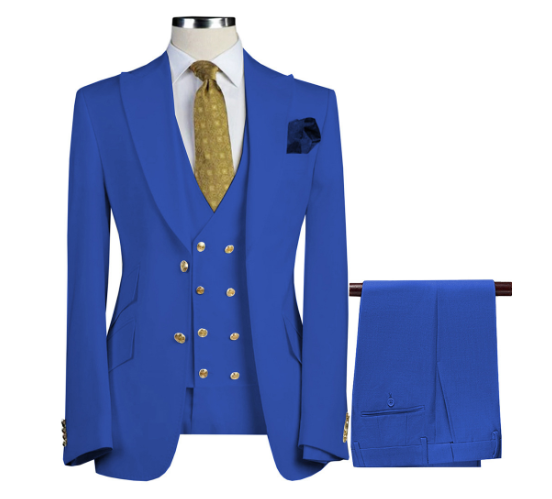 Three Piece Suit Set for Wedding and Formal Events Men's Suits & Tuxedos Unbranded Main image