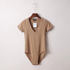 Women's Sexy Cross V Neck Slim Fit Short Jumpsuit for Women