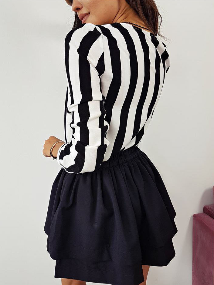 Women's Stripe Button Shirt