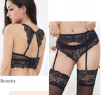Women's Lace Lingerie Set With Stockings Women's Lingerie Unbranded