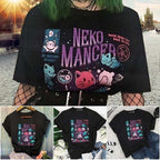 Women's NEKO MANCER Graphic T Shirt