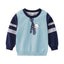 Boys Cartoon Long Sleeved Sweater Children & Kids Costumes Unbranded Blue 90cm