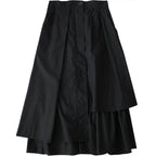 Women's Solid Color A Line High Waist Skirt