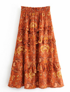 Women's Floral Skirt