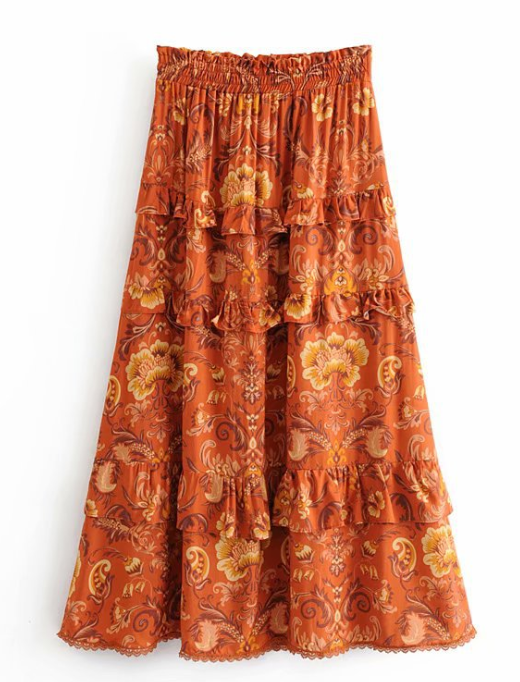 Women's Floral Skirt
