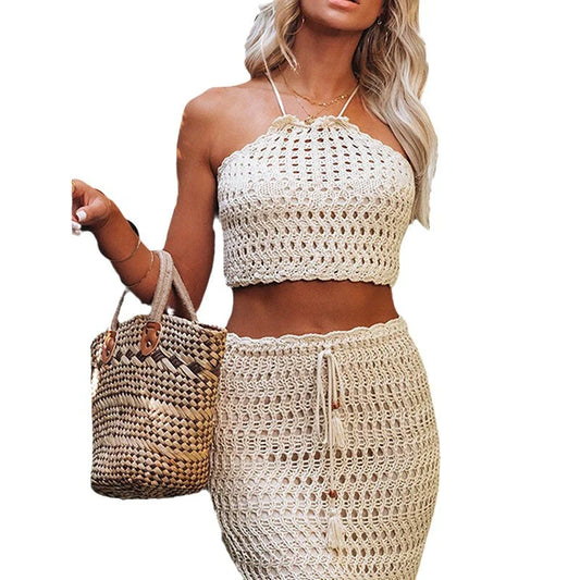 Women's Knitted Beach Bikini Set