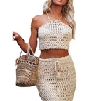 Women's Knitted Beach Bikini Set