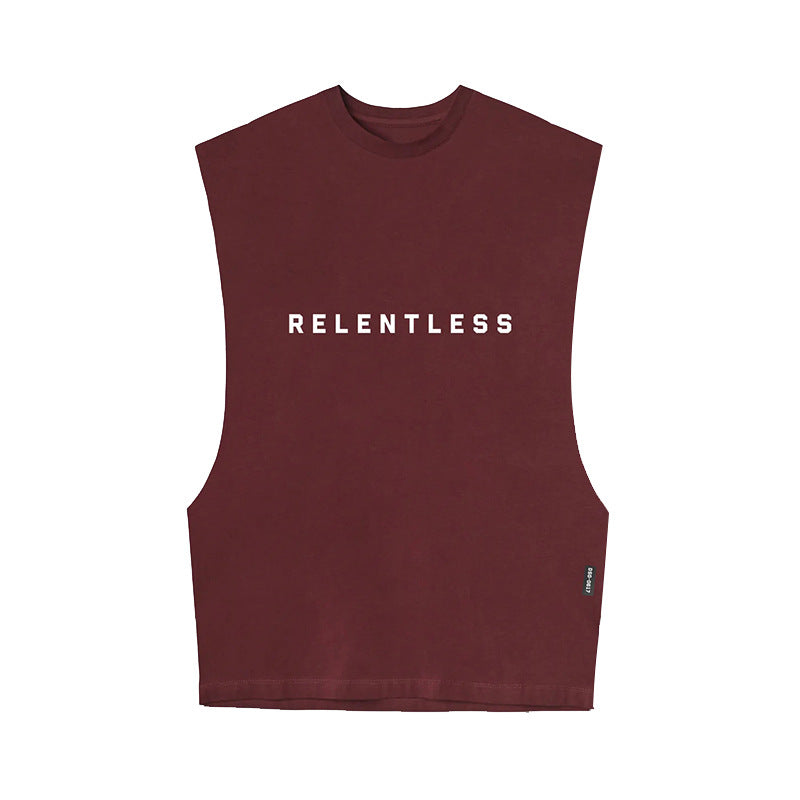Men's Summer Sports Tank Top Loose Fit Casual Tee