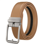 Men's Automatic Hollow Buckle Leather Belt