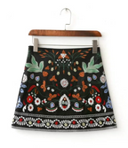 Women's Handmade Embroidered Mini Skirt Women's Skirt Unbranded S