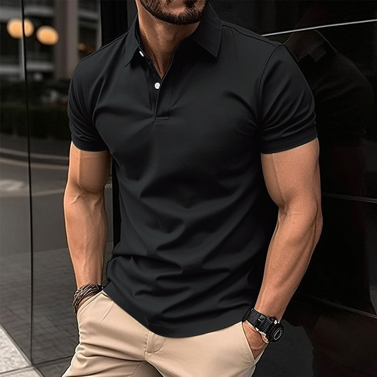 Men's Short Sleeve Polo Shirt