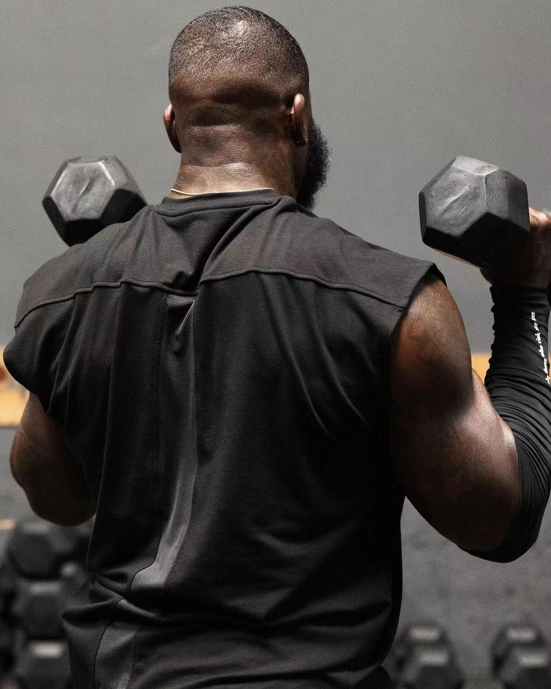 Men's Summer Sleeveless Sports Basketball Training Tank Top Men's Activewear Tops Unbranded