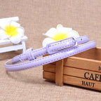 Slim Women's Belt with Fashionable Candy Colors