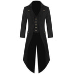 Men's Long-sleeved Irregular Solid Color Tuxedo