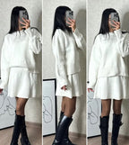 Women's Knitwear Skirt Outfit