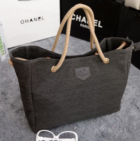 Canvas Tote Bag - Large Capacity Handheld Bag