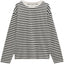 Women's Loose Long Sleeved Striped Shirt