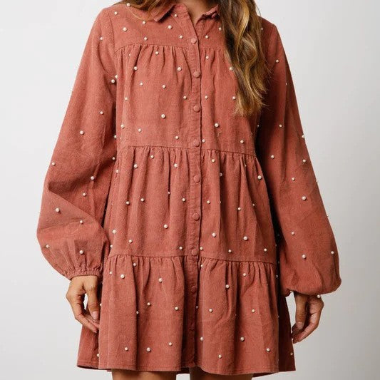 Women's Long Sleeve Shirt Dress