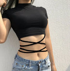 Women's Sexy Crop Tops ILLUSION CO