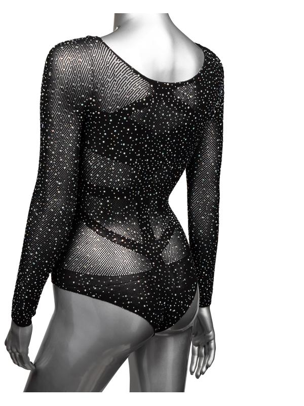 Radiance Plus Size Long Sleeve Body Suit CalExotics