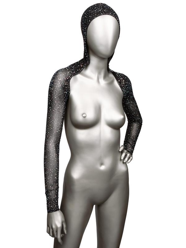 CalExoticsRadiance Plus Size Hooded Shoulder Shrug Secondary image