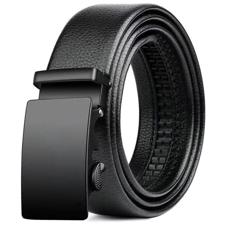 Men's Automatic Buckle Kangaroo Leather Belt