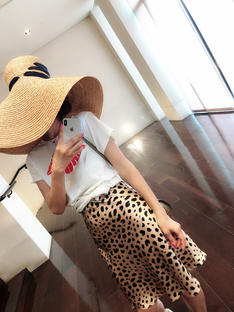 Women's Leopard Print Skirt